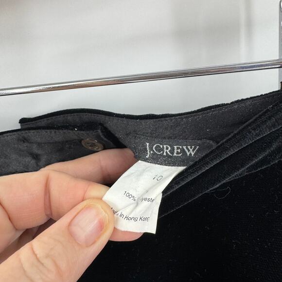 J. Crew Womens Black Maxi Skirt Velvet Soft Classic Elegant Size 10 - Picture 3 of 7